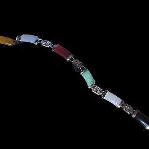 Vintage GP Oriental Gemstone Bracelet